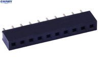 Singolo passo femminile del connettore 2.0mm del PWB dell'intestazione di fila 1.0AMP PA6T